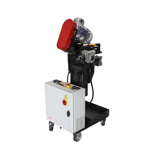 Elektrische Anfasmaschine - MULTIEDGE80 - G.B.C. Industrial Tools S.p.A. - mobil / für Rundkabel / mit verstellbarem Winkel