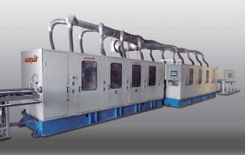 Poliermaschine für Metall - E4-200/8UT(4T+4B) - AUTOPULIT - Rohr / automatisch / Zweikopf