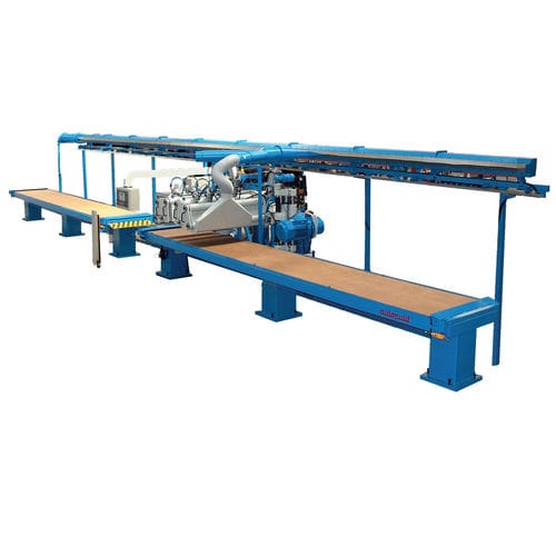 Poliermaschine für Metall - CDA-1000x7000/2UP-CP - AUTOPULIT - für flache Werkstücke / automatisch