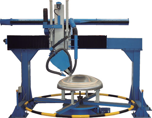 Schleif- und Poliermaschine / Drehtisch - MR/1UT-CNC BRIDGE - AUTOPULIT