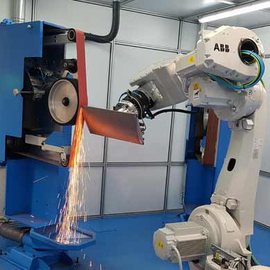 Roboterzelle für Schleifarbeiten - CR-150/2UL - AUTOPULIT - zur Endbearbeitung