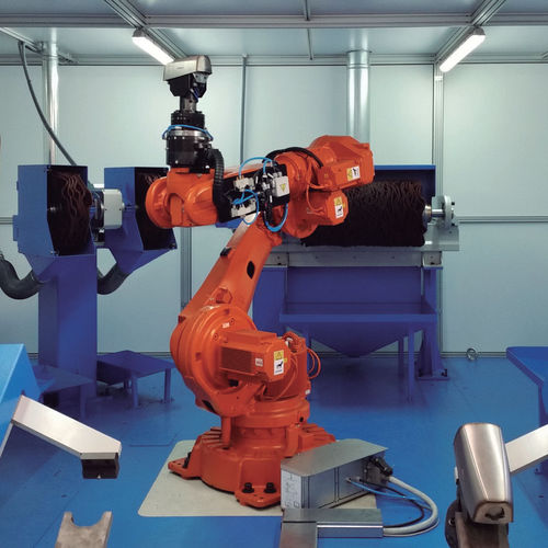 Roboterzelle für Schleifarbeiten - CR-150/2UL-100+1UPD-150+2UP-850 - AUTOPULIT - Polier / zum Schleifen
