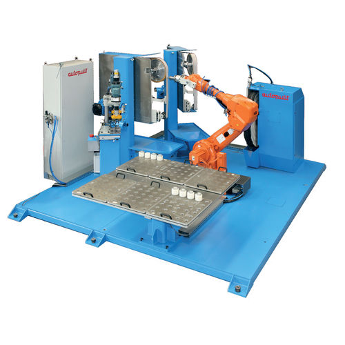 Roboterzelle für Schleifarbeiten - CR-60/2UL+PDG - AUTOPULIT - Polier