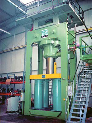 Hydraulische Presse - HMS 1600 - Presstec Pressentechnologie GmbH - Form / heiß