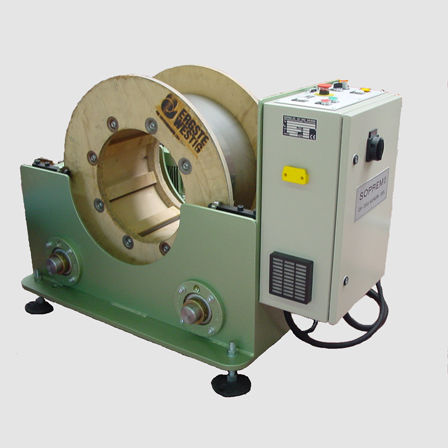 Motorisierte Haspel - SAB/1000/1000/10M/ST40 - SOPREM - automatisch / für Kabel / mit hydraulischer Spindelerweiterung