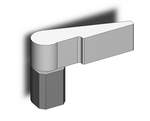 Unsichtbares Scharnier - 4.56.1121.3 - Steinbach & Vollmann  GmbH & Co.KG - Stahl / Schweiß / 90°