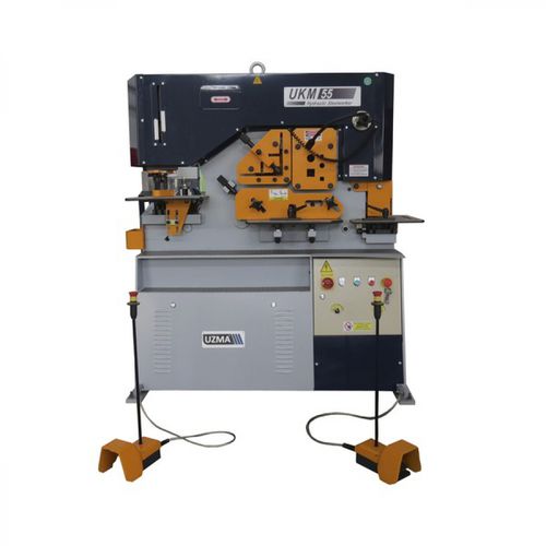 Stanz- und Schermaschine / Hand - UKM series - UZMA Makina San.Tic.Ltd.Sti. - hydraulisch / Stange / für Blech
