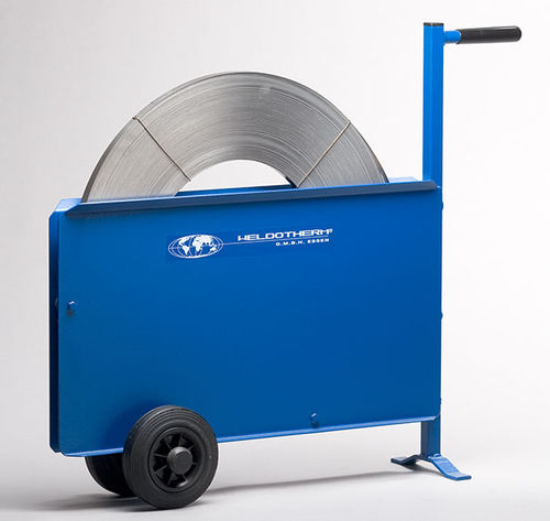 Transportwagen - Weldotherm GmbH - Metall / mit Rollenhaltern / mit Lenkrolle