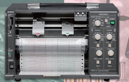 Papier-Rekorder - 150 mm (5.91 in) | PR8111, PR8112 - HIOKI E.E. CORPORATION - Band / mit kontinuierlicher Linienführung