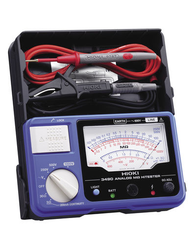 Isolationstester - 250/ 500/ 1000 V, 100 - 4000 MΩ | 3490 - HIOKI E.E. CORPORATION - Durchgang