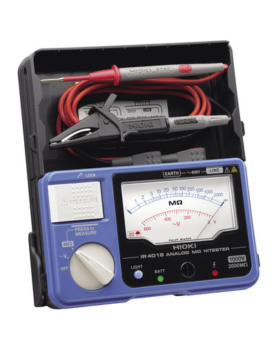 Isolationstester - 1000 V, 2000 MΩ | IR4018-20 - HIOKI E.E. CORPORATION