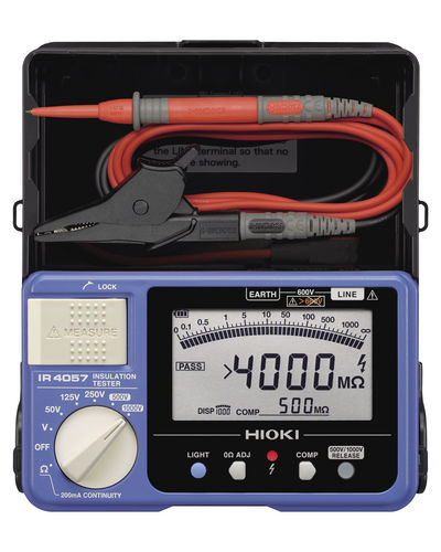Isolationstester - 100 - 4000 MΩ | IR4057-20 - HIOKI E.E. CORPORATION - Durchgang