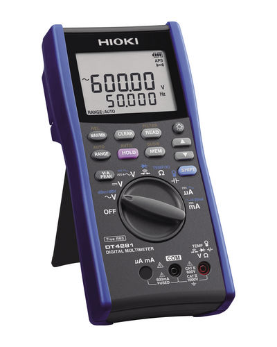 Digitales Multimeter - 60.000 mV - 1000.0 V AC/DC | DT4281 - HIOKI E.E. CORPORATION - tragbar / Industrie