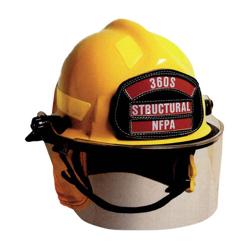 Helm für die Feuerwehr - FIRE-SAFE® - A.J. Charnaud & Co. (Pty) Ltd. - stoßfest / Kunststoff / gelb
