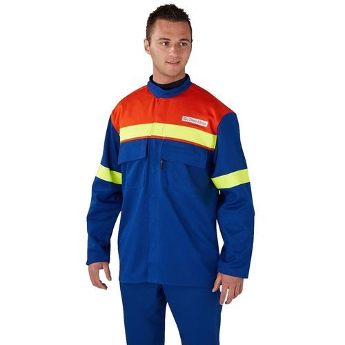 Arbeitshemd - ALU-SAFE DP® - A.J. Charnaud & Co. (Pty) Ltd. - Baumwolle / Velcro® / für Metallindustrie