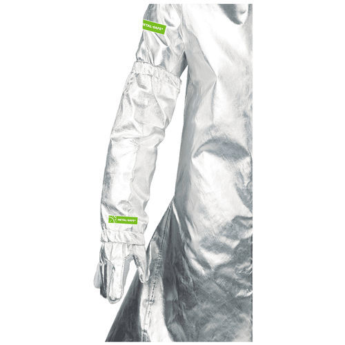 Arbeits-Unterarmschutz - METAL-SAFE® - A.J. Charnaud & Co. (Pty) Ltd. - hitzebeständig / für Metallindustrie / silberfarben