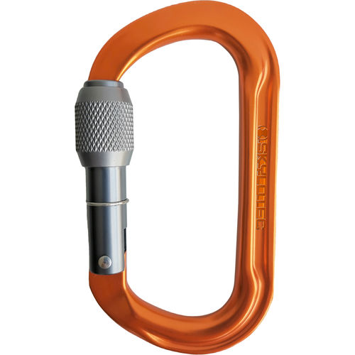 Karabiner mit Verriegelung - OVAL SCREW 2.0 - ActSafe Systems AB - Metall / symmetrisch / oval