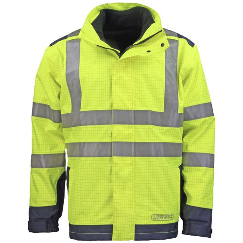 Arbeitsjacke - 3850G - Asatex AG - wasserdicht / Warnschutz / chemikalienbeständig