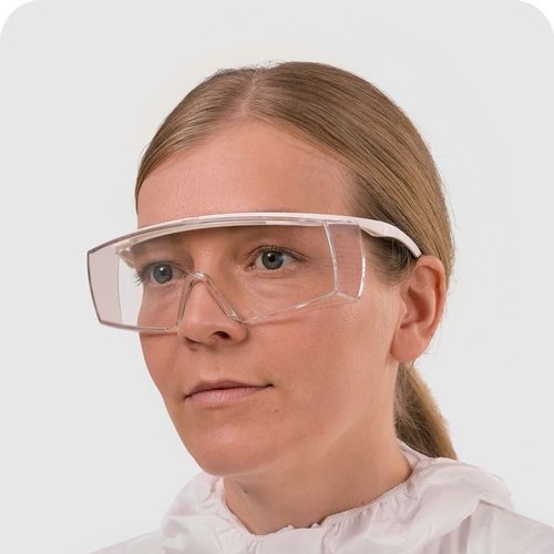 Vollsicht-Schutzbrille / UV - super f OTG CR - Berner International GmbH - für chemische Gefahren / beschlagfrei / geschliffene Gläser