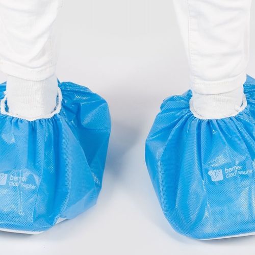 Arbeits-Überschuh - cleo® saphir - Berner International GmbH - wasserdicht / chemikalienbeständig / Dekorputz