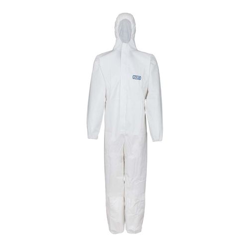 Chemikalienbeständiger Overall - 55P/M - DACH Schutzbekleidung GmbH & Co. KG - wasserdicht / Polypropylen / für Hygienearbeiten