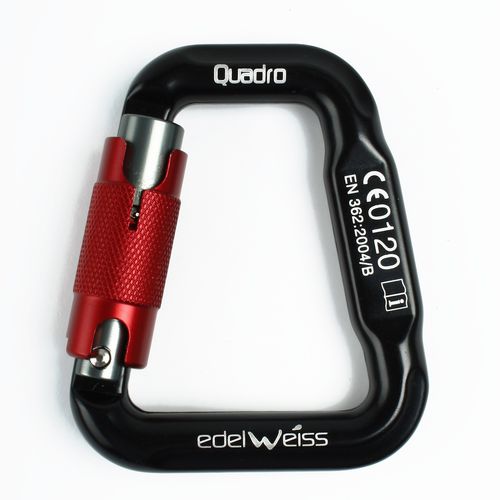 Karabiner mit Verriegelung - QUADRO  - Edelweiss S.A. - Metall