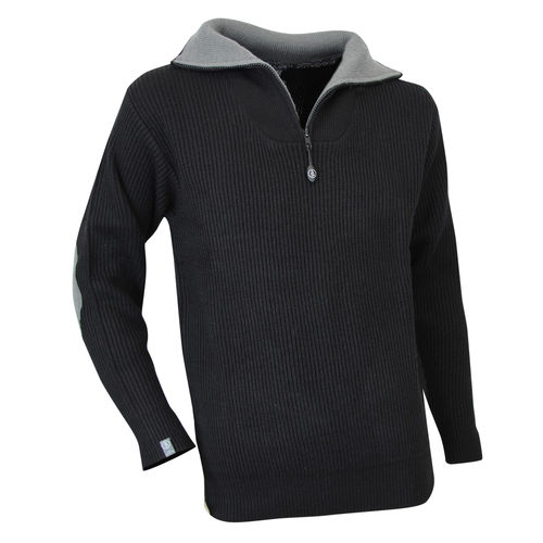 Arbeits-Sweatshirt - 803170 CACAO - Ets LEBEURRE SAS - Wolle / Acryl / unisex