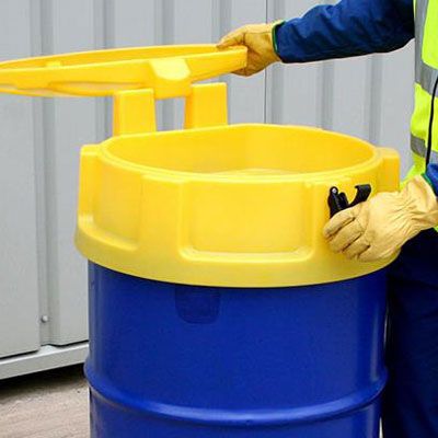 Polyethylenfass - 31-1267 - Evolution Sorbent Products Global, LLS - mit Deckel / UV-Schutz