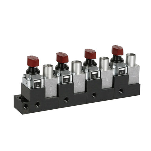 Modulares Hydraulik-Wegeventil - C2.345 series - Römheld GmbH Friedrichshütte - mit Klappe / mit manueller Bedienung / 3/2-Wege