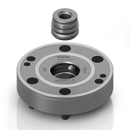 Einfachwirkendes Nullpunktspannsystem - STARK.easyclick - Römheld GmbH Friedrichshütte - mechanisch / kompakt / pneumatisch