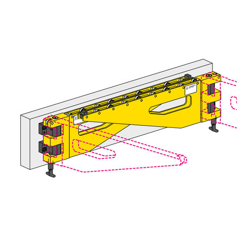 Schwenkbarer Abnehmbare Konsole - 8.18352 series - Römheld GmbH Friedrichshütte - für das Pressenwerkhandling