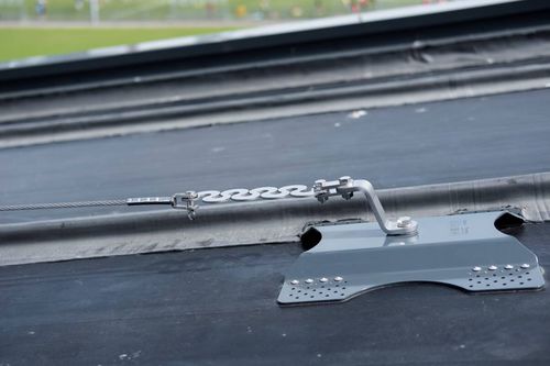 Horizontale Rettungsleine - STEELFIX  - Eyecatcher BV - Fallschutz
