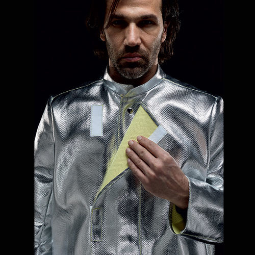 Arbeitsjacke - 02PA - Giordani Giancarlo snc - hitzebeständig / Aluminium / Aramidfaser