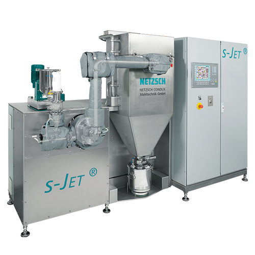 Mühle für Metall - s-Jet® 25 - NETZSCH Grinding & Dispersing - für Keramik / Dampfstrahl / vertikal