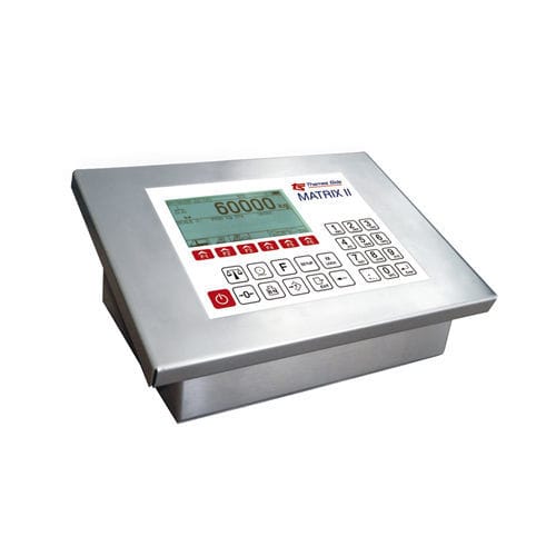Digitaler Wägeindikator/Controller - MATRIX 2   - Thames Side Sensors - Einbau / Edelstahl / mit Relay