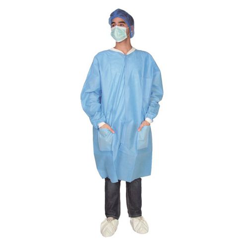 Kittel für Labor - WLL4002 - Hubei Wanli Protective Products Co., Ltd. - Arbeit / wasserdicht / SMS