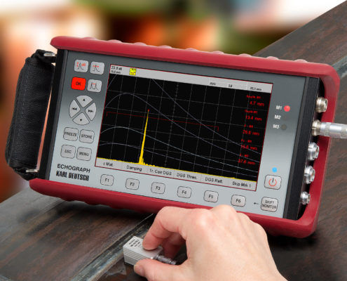 Ultraschallfehlerdetektor - ECHOGRAPH 1095 - KARL DEUTSCH - Time-of-Flight / Benchtop / tragbar