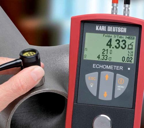 Wanddickenmessgerät - ECHOMETER 1076 DATA - KARL DEUTSCH - tragbar / Hochauflösung