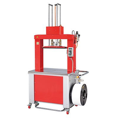 Automatische Umreifungsmaschine - TP-702P Mercury - Transpak - für Spulen / mit hoher Drehzahl / Pressen