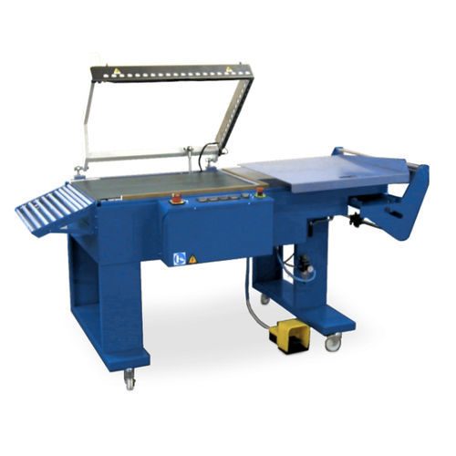 Halbautomatische Verpackungsmaschine - TURBOPACK 5040 – 7555 EV - ITALDIBIPACK - mit Schrumpftunnel / Schrumpffolien / Schweißstange