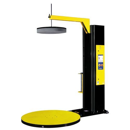 Stretchwickler mit Drehteller - ECOSPIR A/ID - ITALDIBIPACK - halbautomatisch / Paletten / mit Stretchfolie