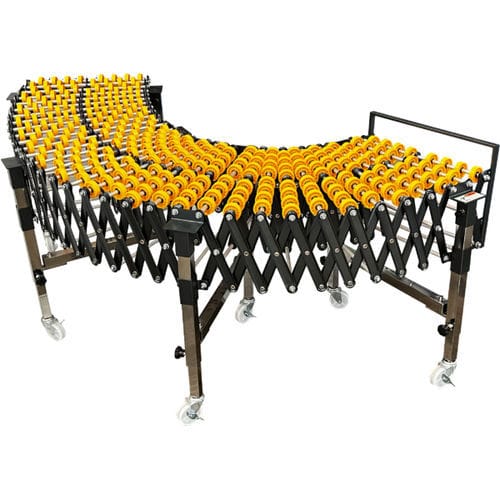 Erweiterbarer Förderer - ITALDIBIPACK - Rollen / horizontal / Transport