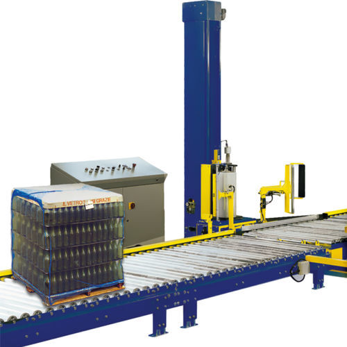 Stretchwickler mit Drehteller - ECOSPIR LINE - ITALDIBIPACK - vollautomatisch / Paletten / mit Oberfolienspender