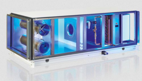 Horizontale Luftaufbereitungszentrale - X-CUBE CROFCU  - TROX - für Reinraum / für große Luftmengen / mit Abwärmenutzung