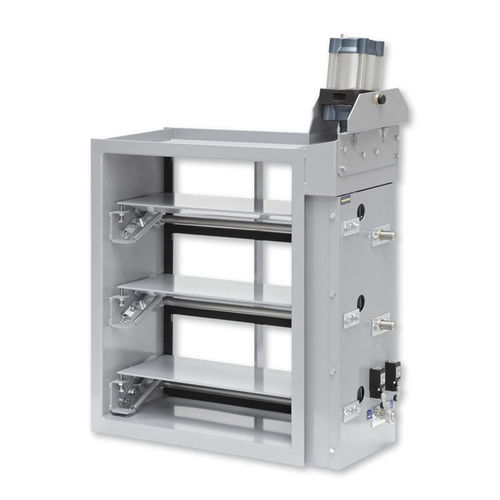 Absperr-Luftklappe - NAK  - TROX - mit Handrad / elektrisch / pneumatisch
