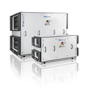 Horizontale Luftaufbereitungszentrale - X-CUBE compact - TROX - für Reinraum / mit Abwärmenutzung