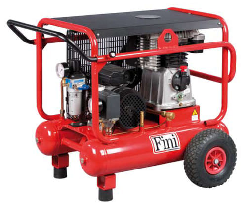 Kolbenkompressor - WARRIOR BK series - FINI - Luft / mit Elektromotor / auf Rollen