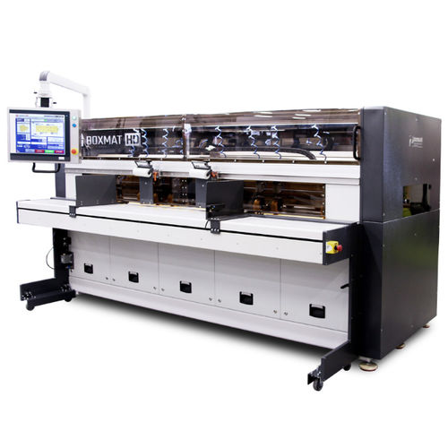 Wellkartonmaschine - BOXMAT HD - Miller Weldmaster - mit Fächerfaltung / automatisch