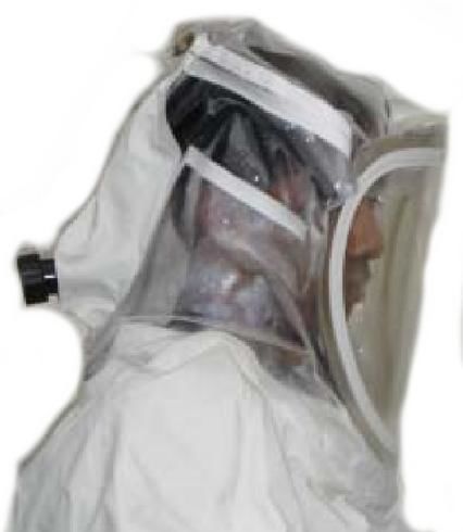 Atemschutzhaube - Laborhaube - Pflüger Safety GmbH & Co. KG - hygienisch / für die Medizintechnik / mit Gebläseatemschutzgerät