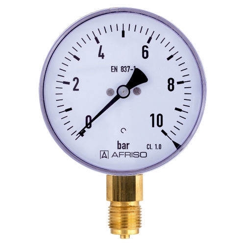 Manometer mit Zifferblatt-Anzeige - RF100I D301 - AFRISO-EURO-INDEX - Kunststoff / Messing / Aluminium